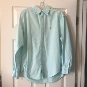 Aqua Ralph Lauren Button Down